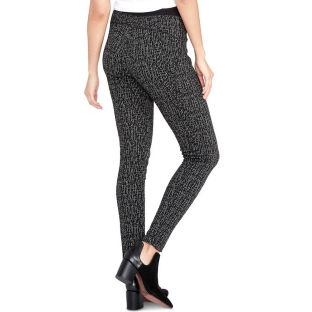 RACHEL‎ Rachel Roy Black Printed Jacquard Skinny Leggings M